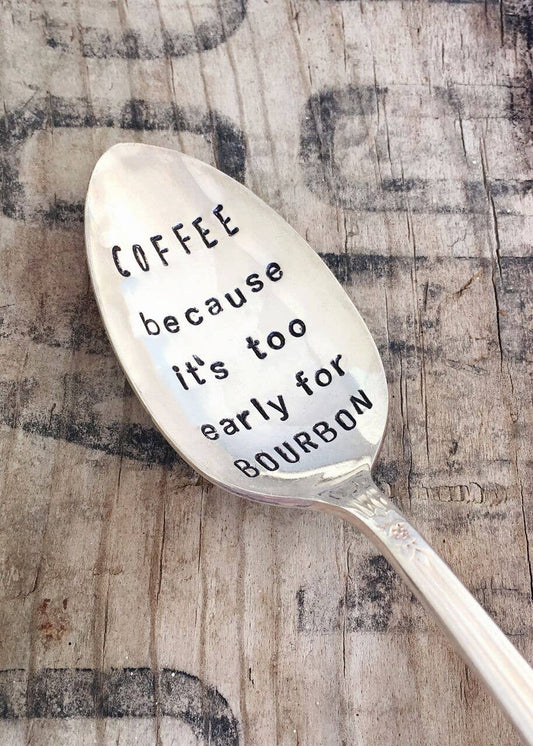Pumpernickel and Wry - Coffee Because It's Too Early for Bourbon Teaspoon