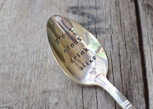 Pumpernickel and Wry - Great Minds Drink Alike Teaspoon