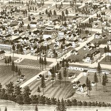 Load image into Gallery viewer, Vintage Map of Cheney, Washington 1884
