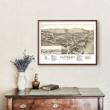 Load image into Gallery viewer, Vintage Map of Dayton, Washington 1884
