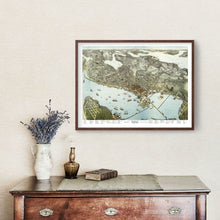 Load image into Gallery viewer, Vintage Map of Seattle, Washington 1891
