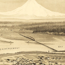Load image into Gallery viewer, Vintage Map of Tacoma, Washington 1878

