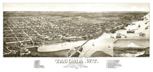 Load image into Gallery viewer, Vintage Map of Tacoma, Washington 1884
