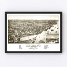 Load image into Gallery viewer, Vintage Map of Tacoma, Washington 1884
