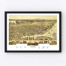 Load image into Gallery viewer, Vintage Map of Tacoma, Washington 1890
