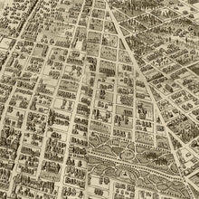 Load image into Gallery viewer, Vintage Map of Tacoma, Washington 1893
