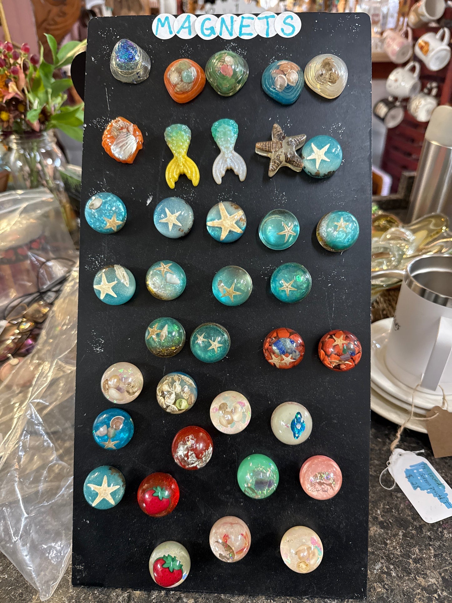 Seaside Resin Ocean Bubble Magnets