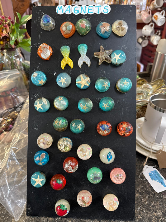 Seaside Resin Ocean Bubble Magnets
