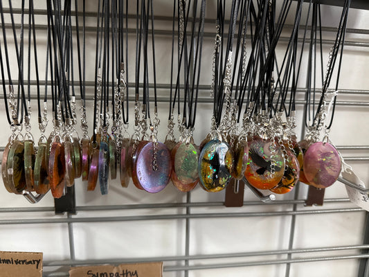 Handmade Resin Art Necklaces