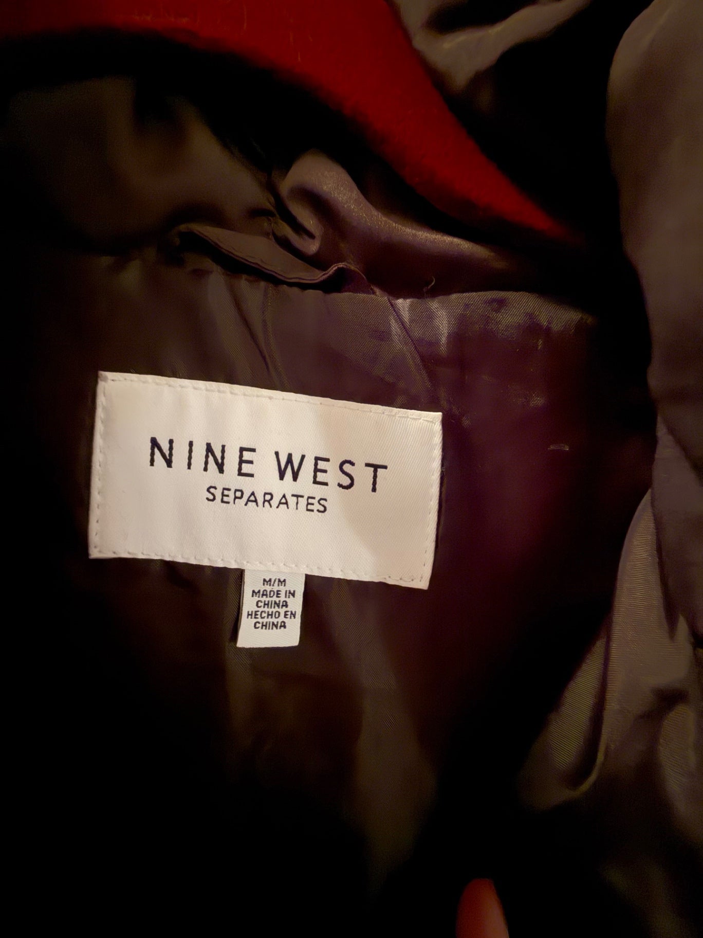S-Nine West Synthetic fibers Medium Jacket