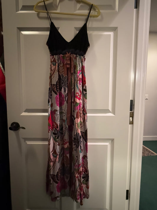 S-Hale Bob Multicolor Polyester Large Dress Good
