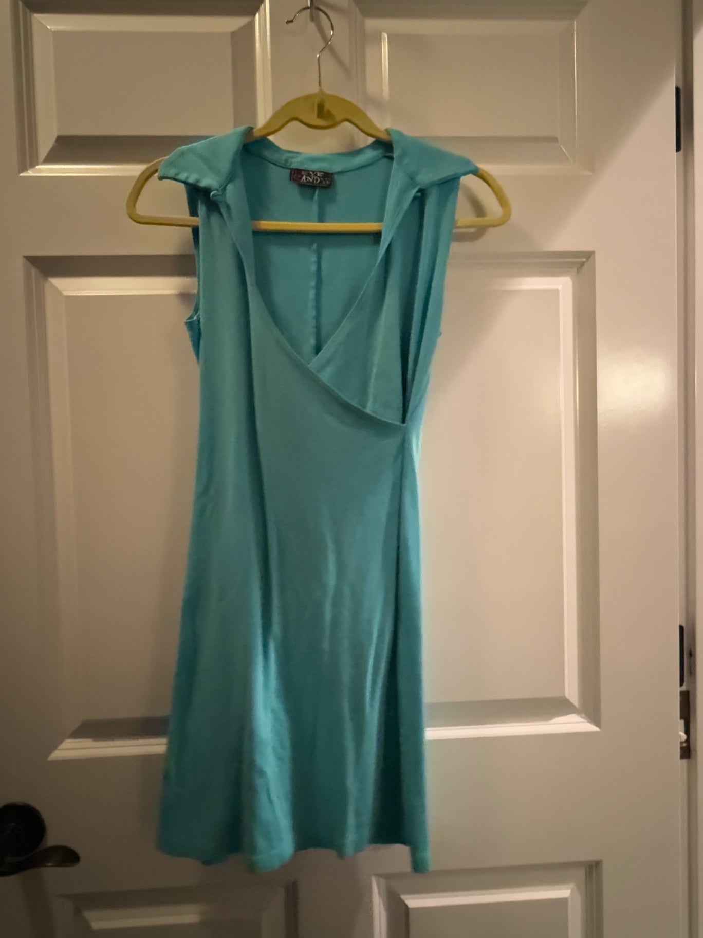 S-Eye candy Turquoise Cotton knit S/M Dress Good