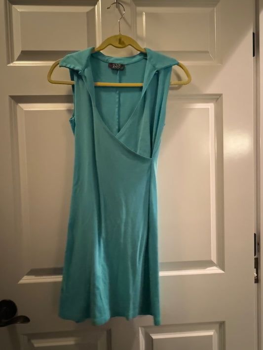S-Eye candy Turquoise Cotton knit S/M Dress Good