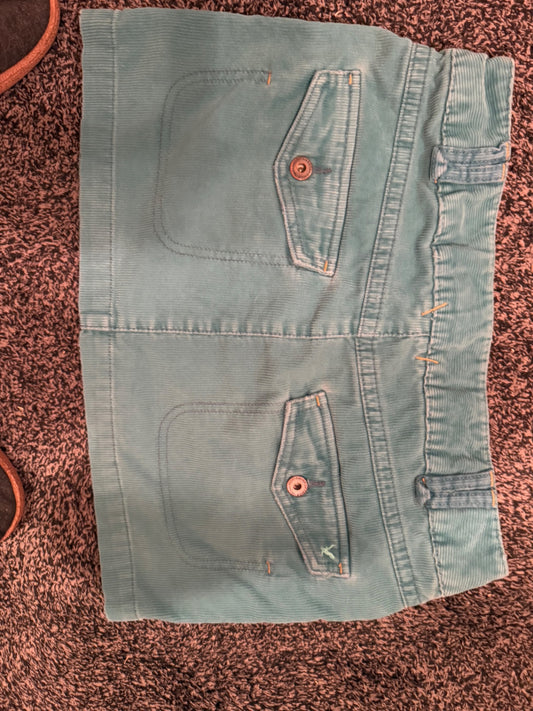S-American Eagle Dust Corduroy 6 Skirt Good