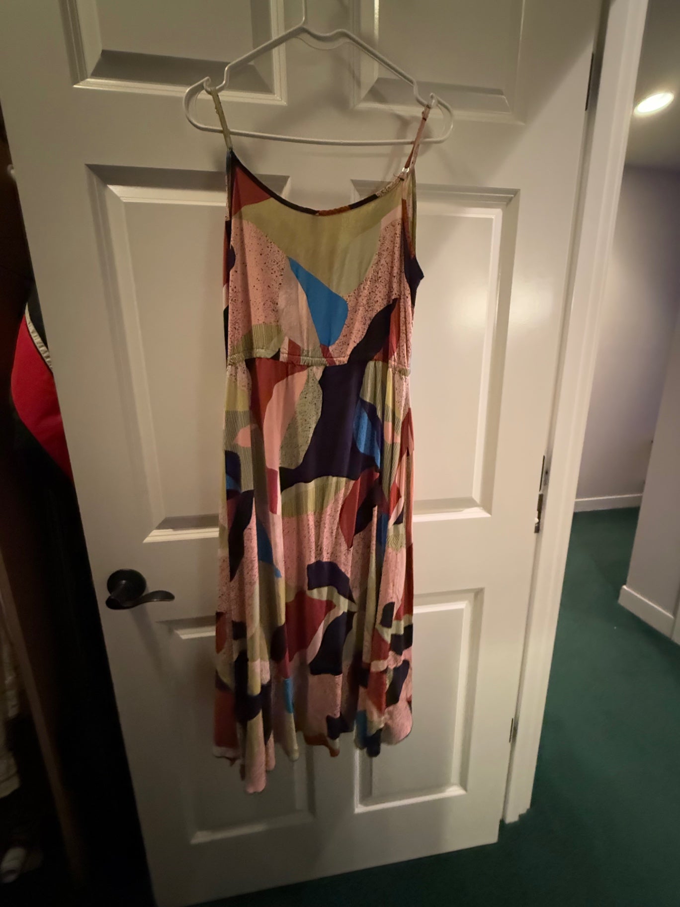 Boho sundress abstract color