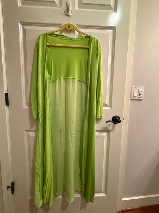 S-Lime green M/L Cardigan 