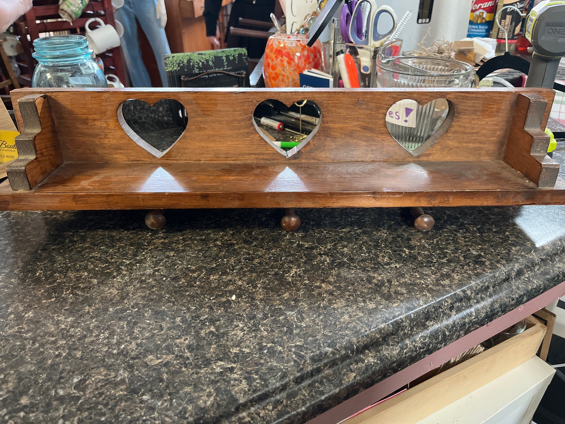 Vintage Heart Shelf