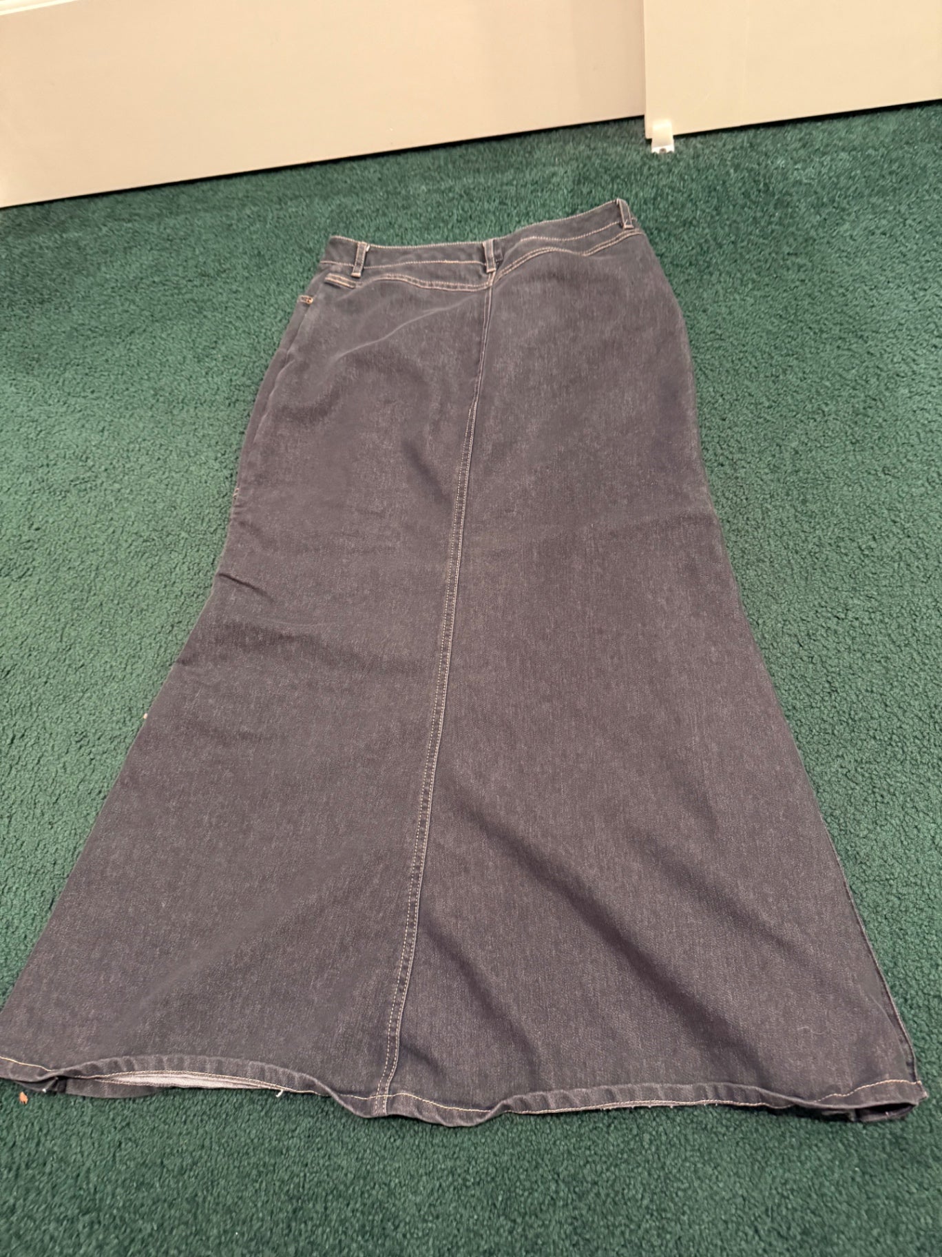 S-Haggar Dark gray Denim 6 Skirt