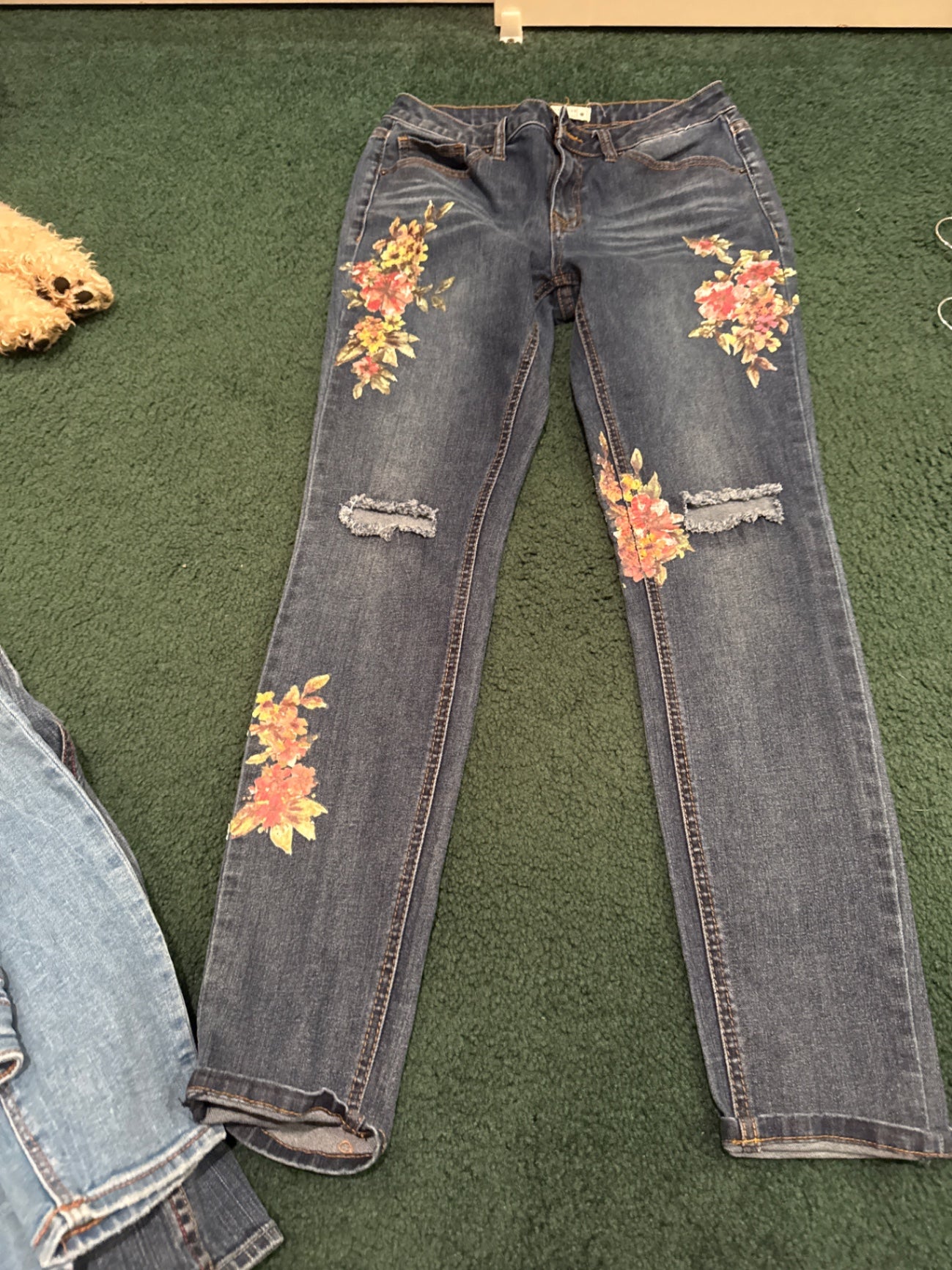 S-Angel Kiss Dark Blue Denim 9 Jeans