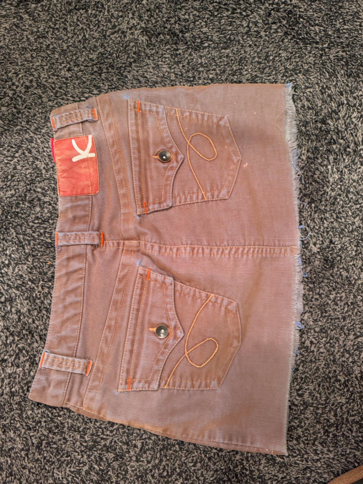 S-American Rag Pink Corduroy 7 Skirt