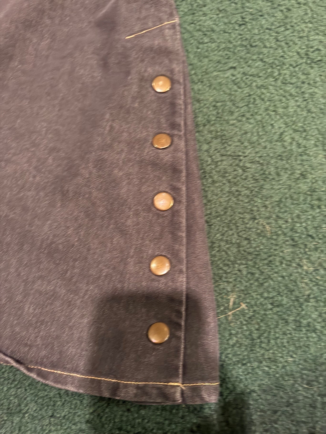 S-Haggar Dark gray Denim 6 Skirt