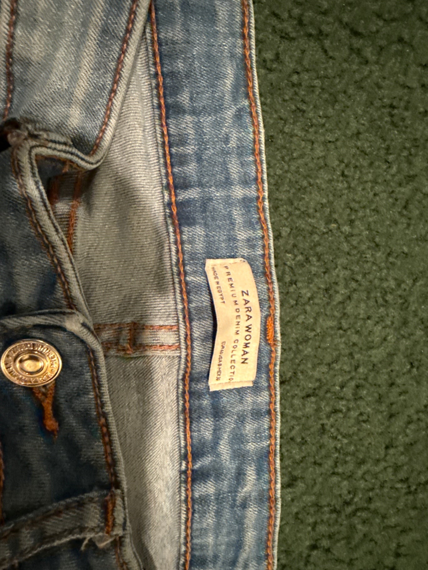 S-Zara Woman Blue Denim Medium Jeans