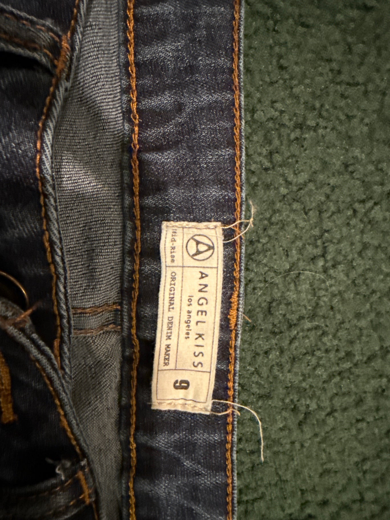 S-Angel Kiss Dark Blue Denim 9 Jeans