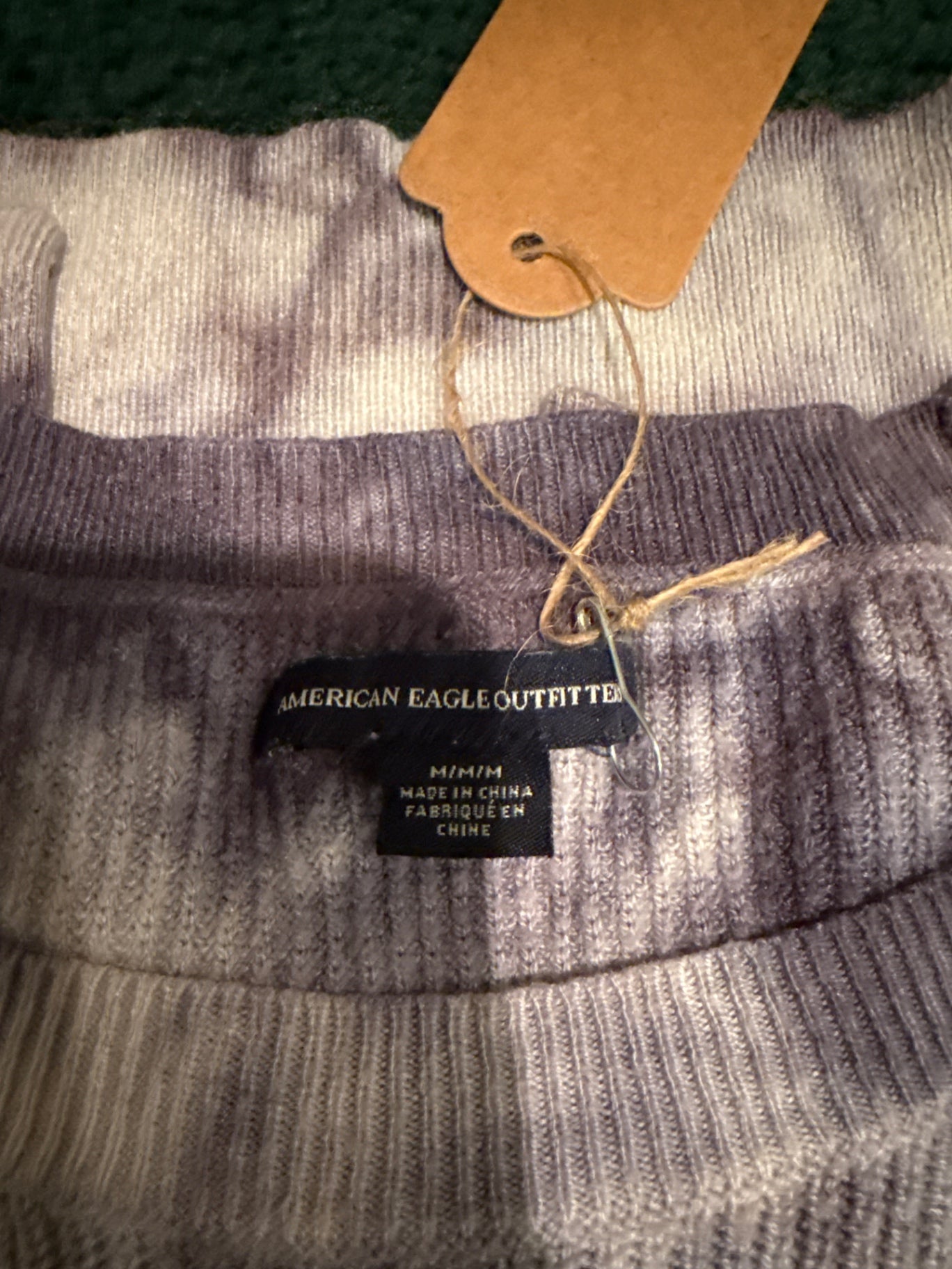 S-American Eagle Outfitters Gray Cotton Medium Sweater