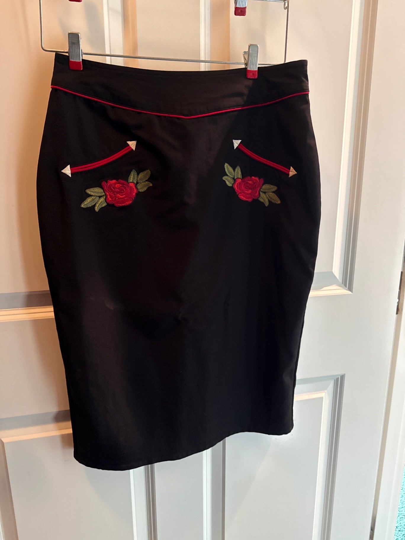S-Western style Black  Skirt