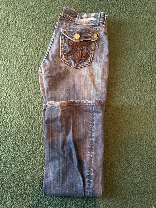 S-MEK Gray Denim 26W/ 32L Jeans