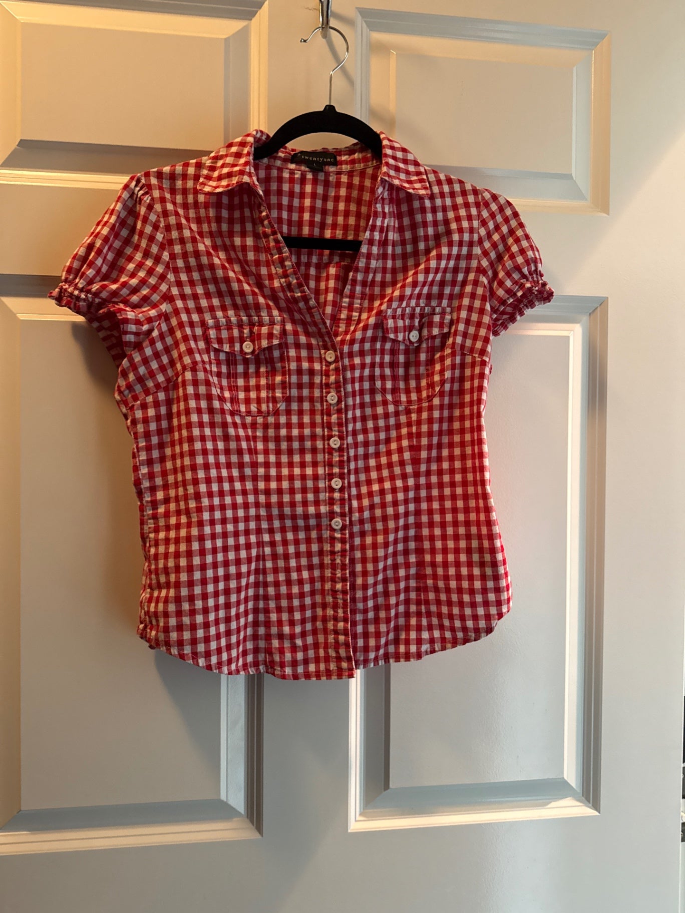 S-Twentyone Red and White Cotton Shirt
