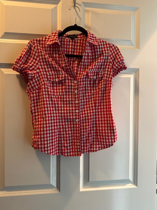 S-Twentyone Red and White Cotton Shirt