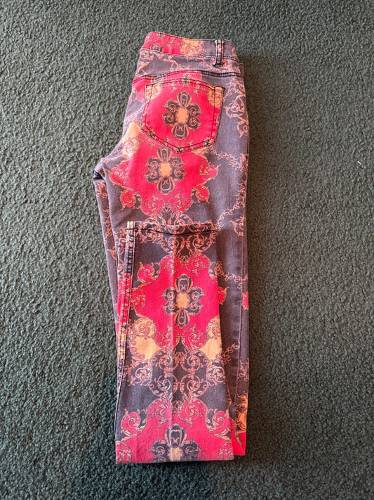 S-Xhileration red, black, pink, and yellow) Denim 5 Jeans