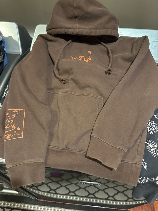 S-Brown Star Gazer Sweatshirt