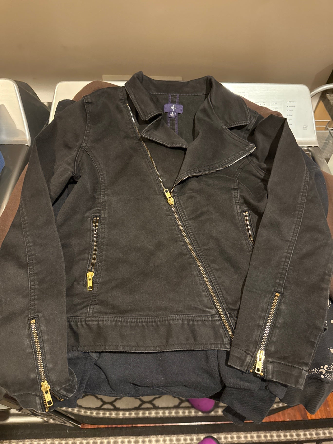 S-N/Y D Black Denim Jacket