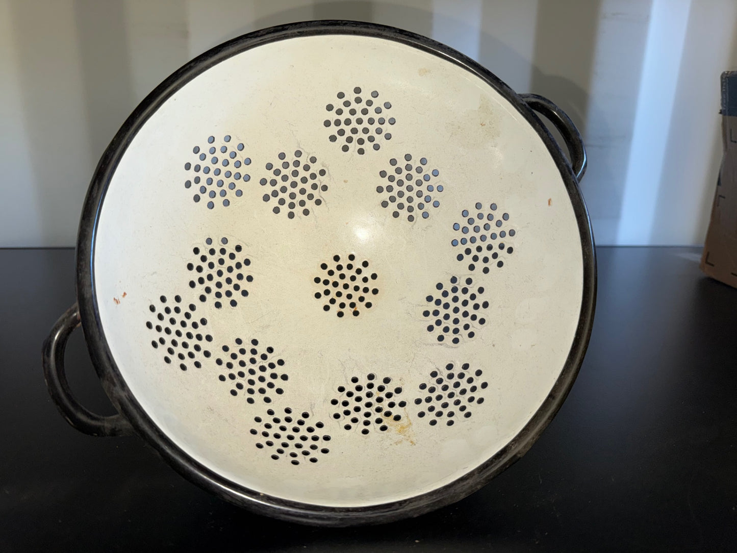 S-Orange Metal colander