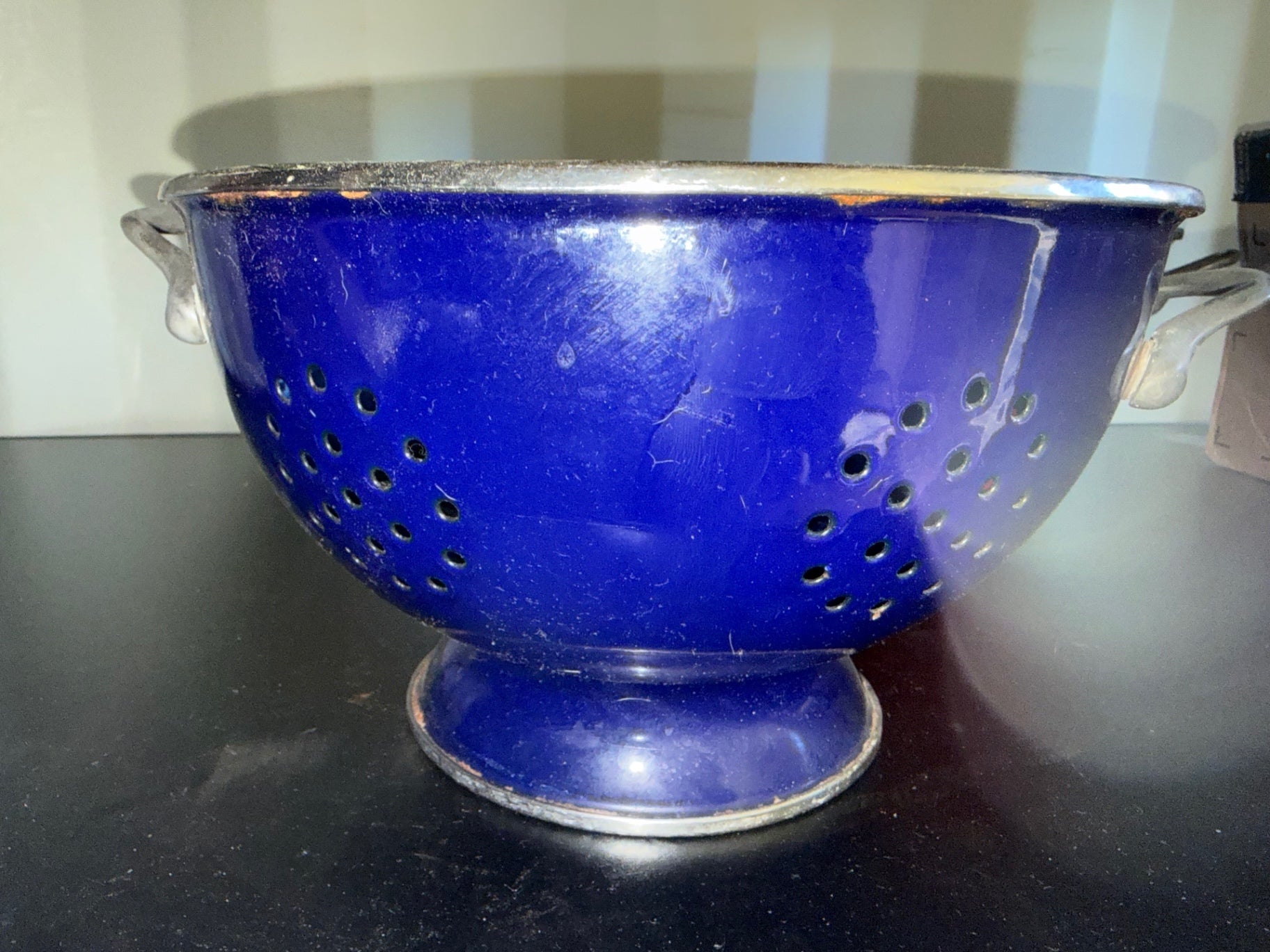S-Blue Metal Kitchen colander