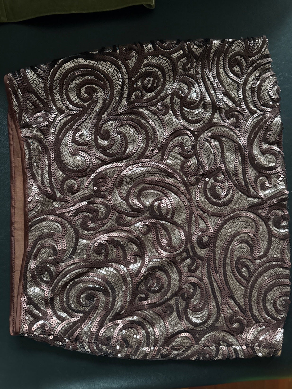 S-Bronze Sequin Skirt Very good