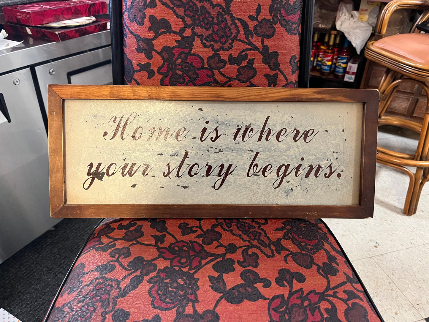 Home is Where Your Story Begins Sign