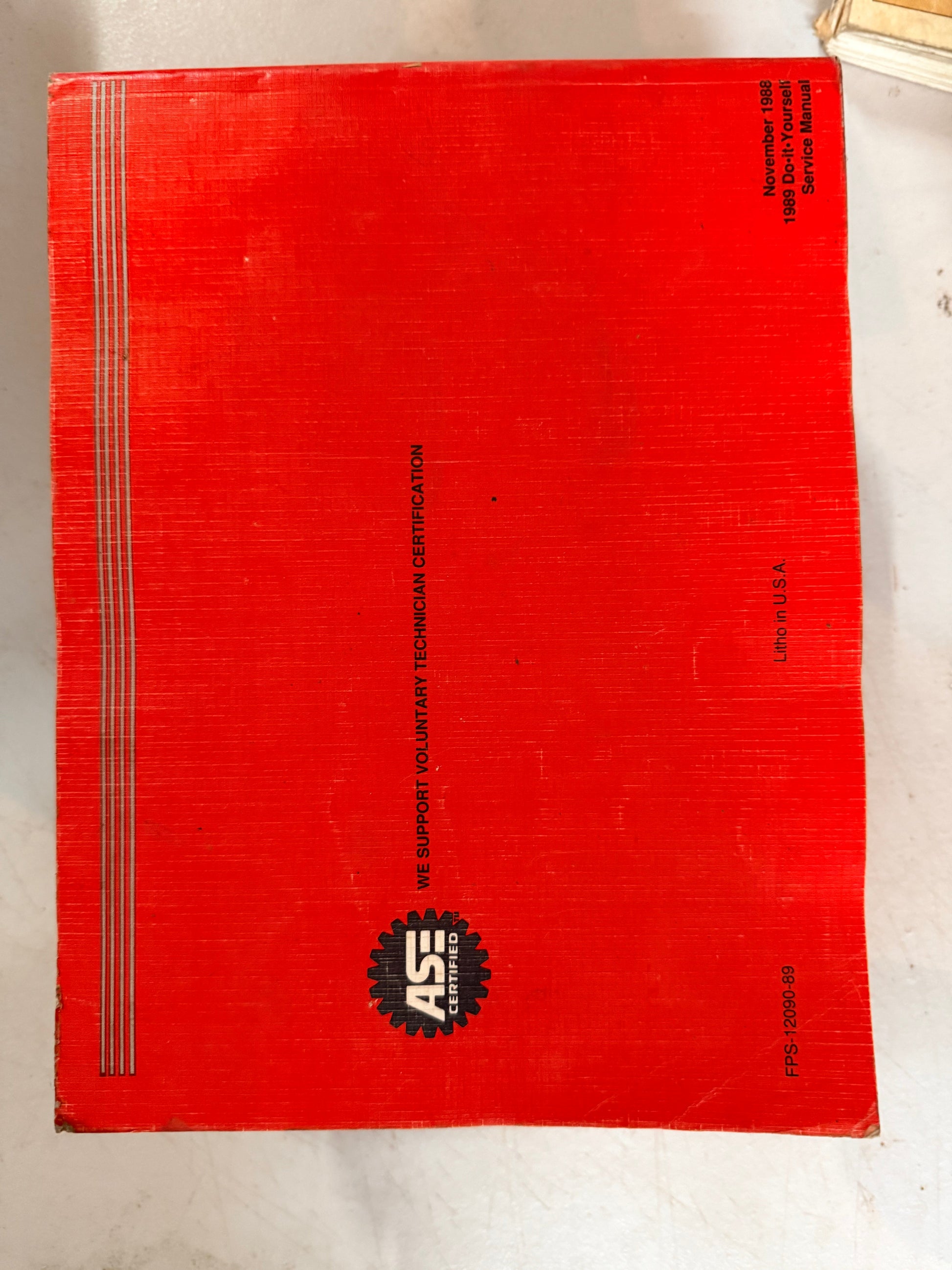 1989 Ford F-Series/Econoline/Bronco Do-It-Yourself Service Manual