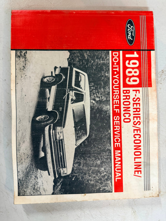 1989 Ford F-Series/Econoline/Bronco Do-It-Yourself Service Manual