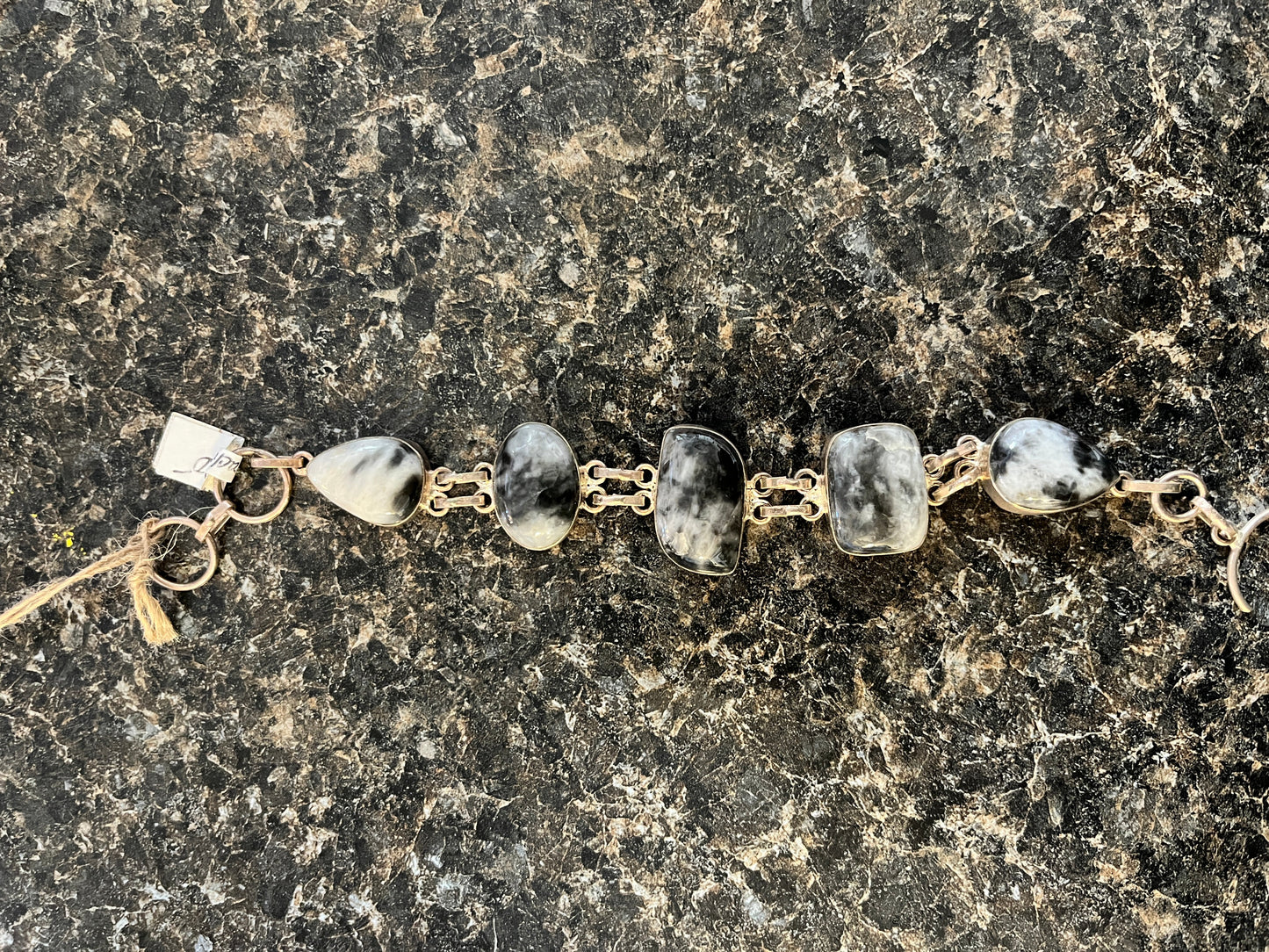 Handmade Luster and Loom Jasper Bracelet