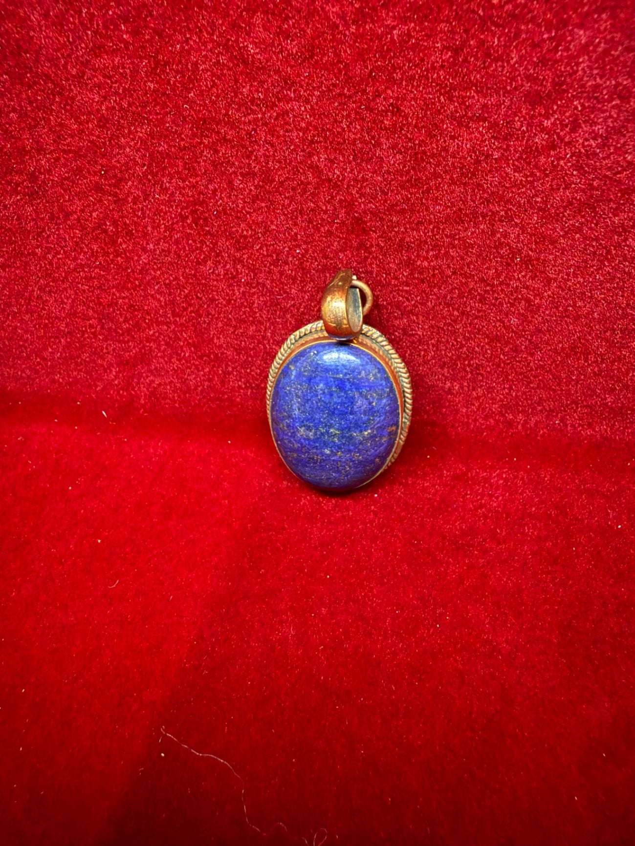 Copper and Lapis Lazuli pendant