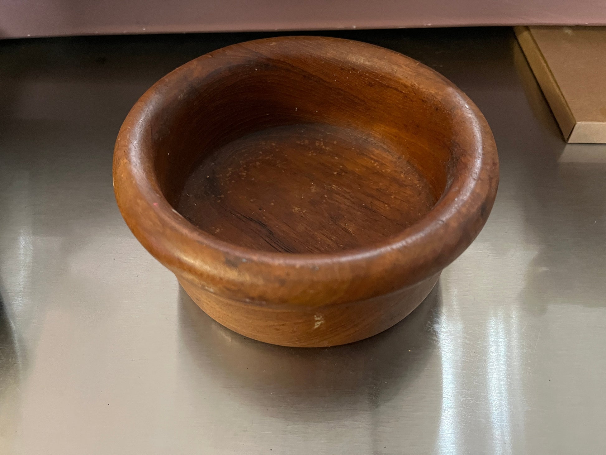 Vintage Teak Wood Bowl