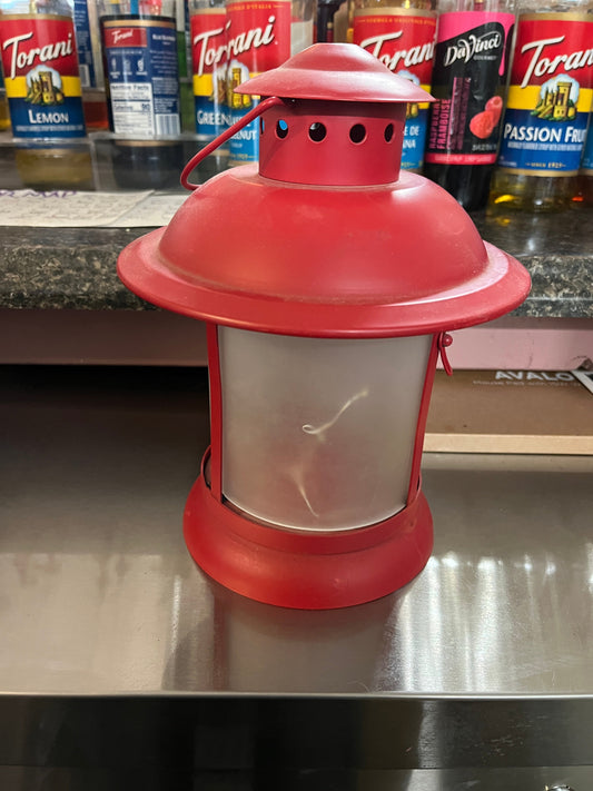 Red Metal Lantern