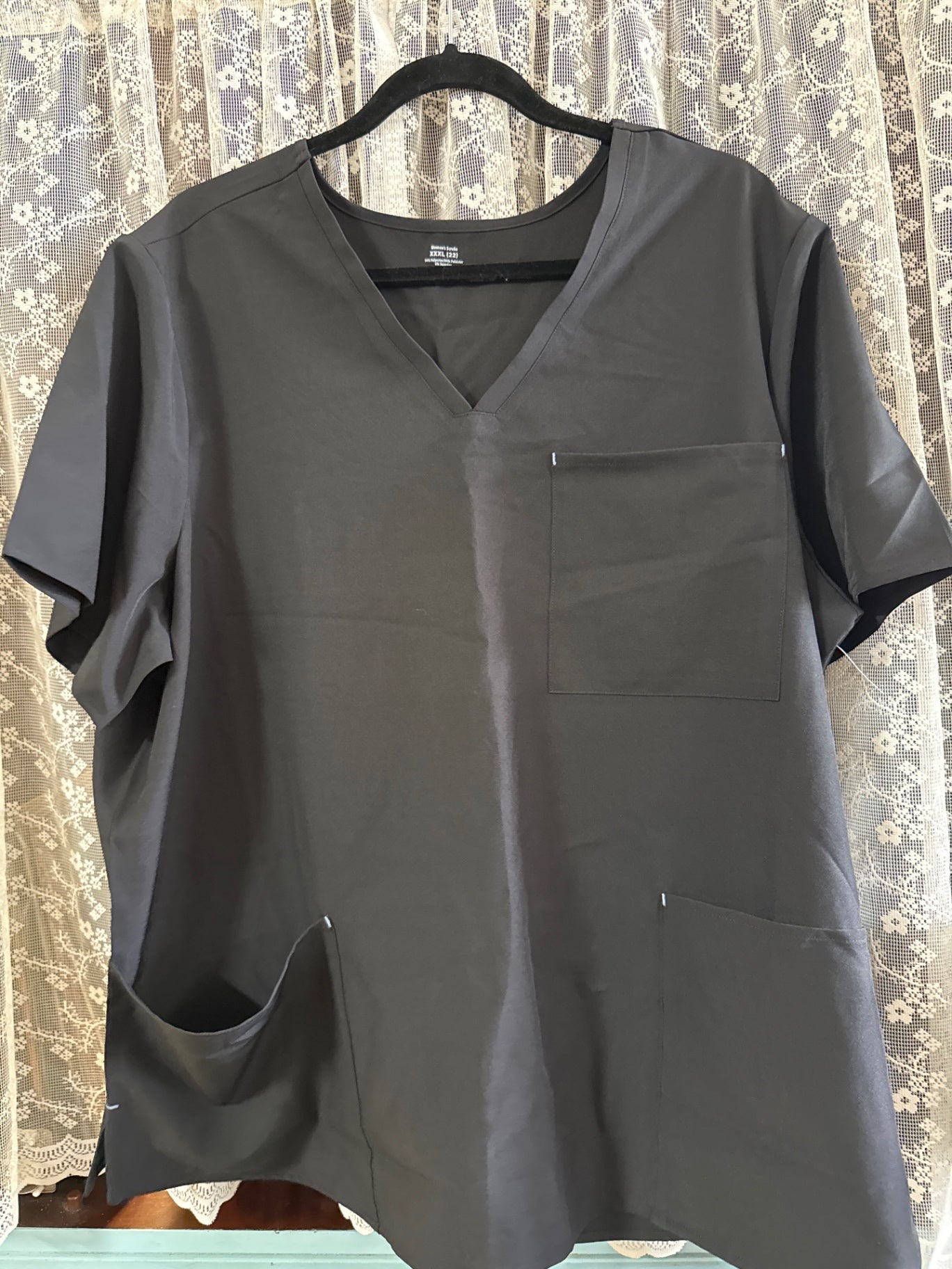 Unknown Black Synthetic fabric XXXL Scrub