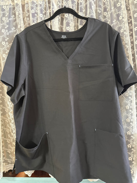 Unknown Black Synthetic fabric XXXL Scrub