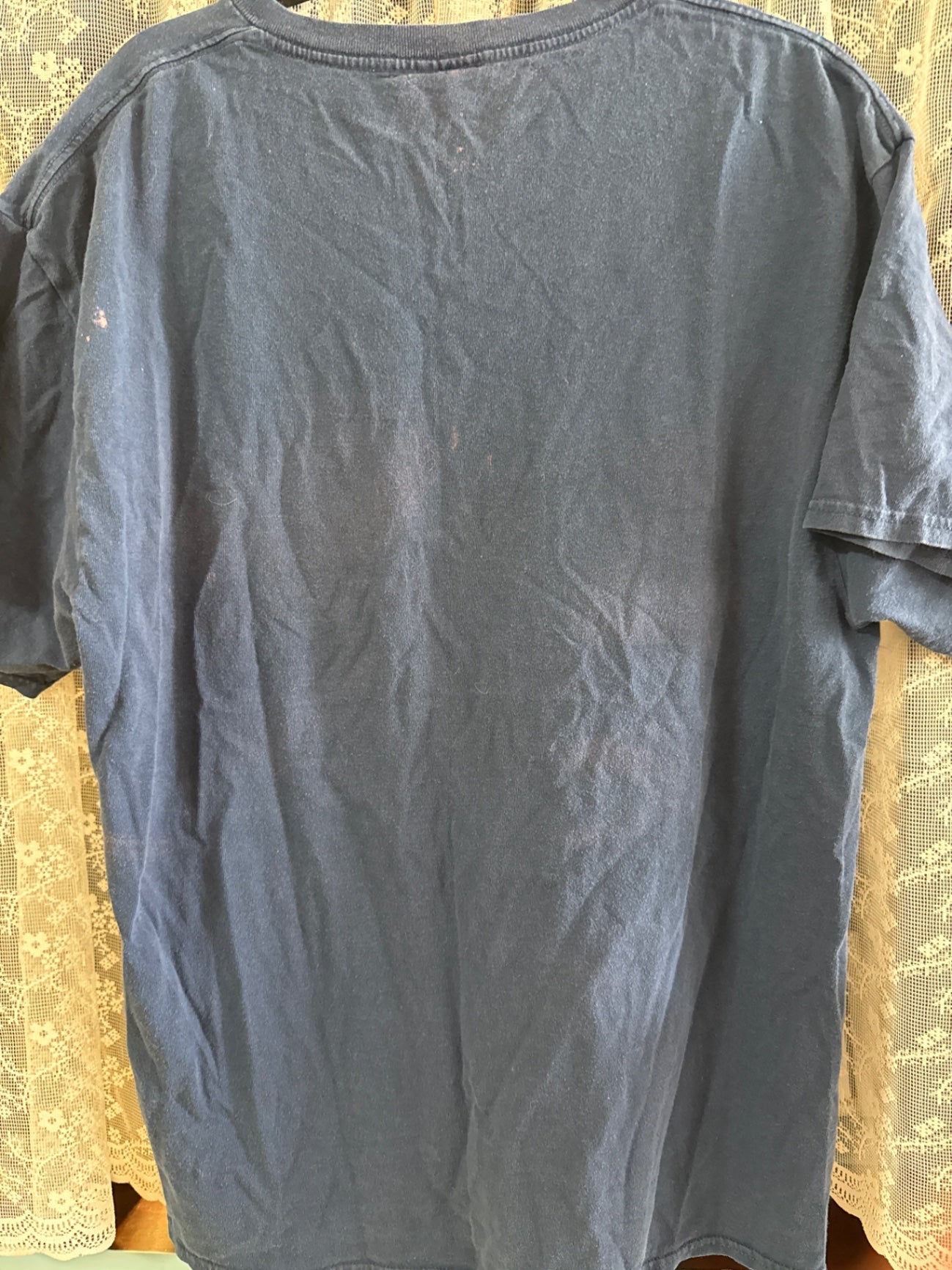 NYPD Products Blue Cotton XL T-Shirt Good