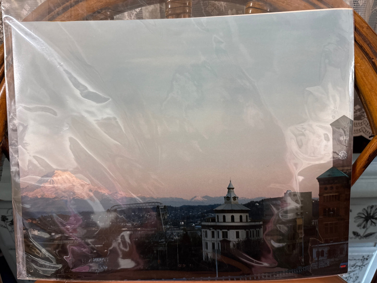 Multicolor Photographic print on paper or canvas Large Decorative Item New without tags