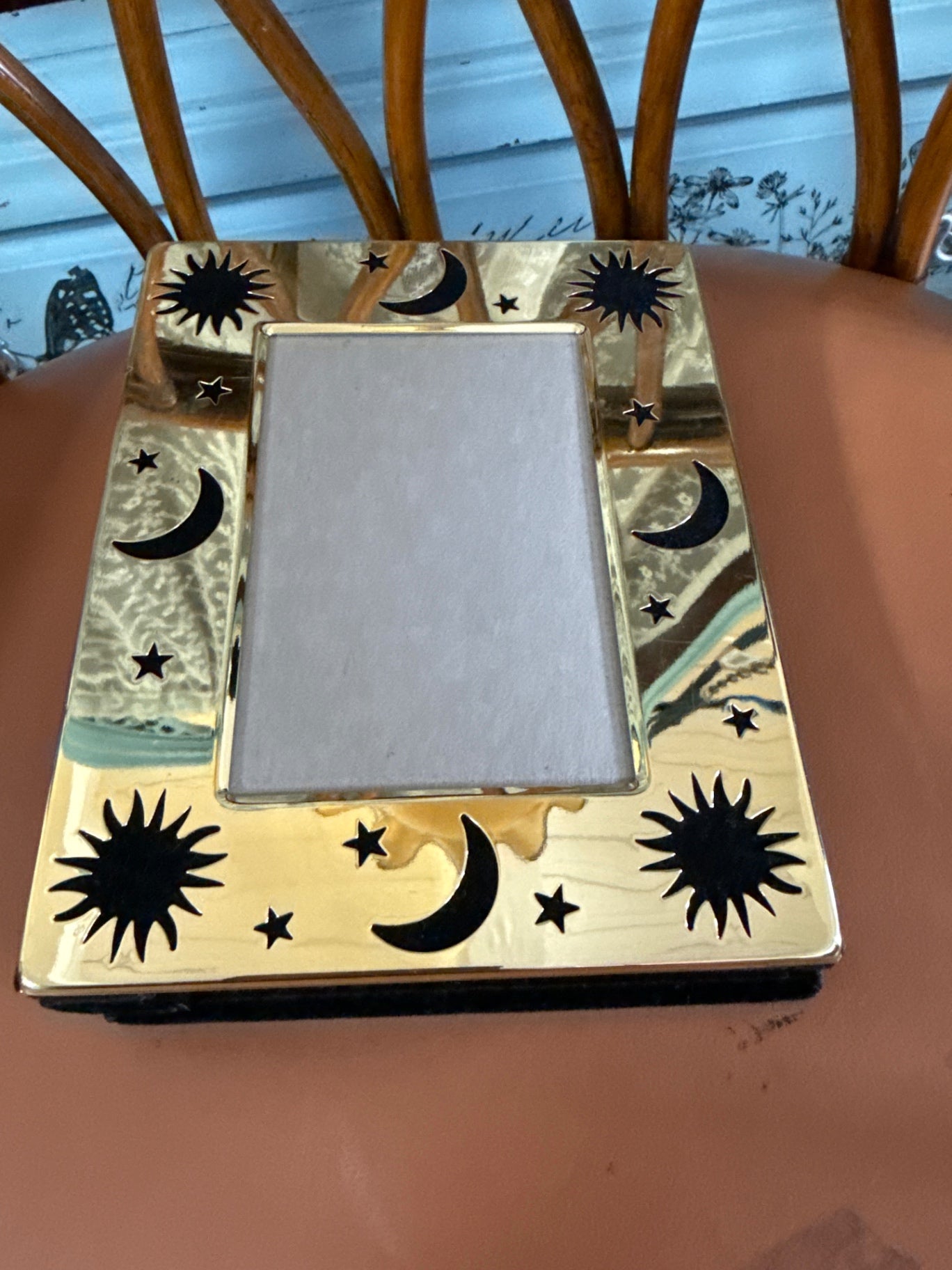 Gold Metal Celestial Photo Album